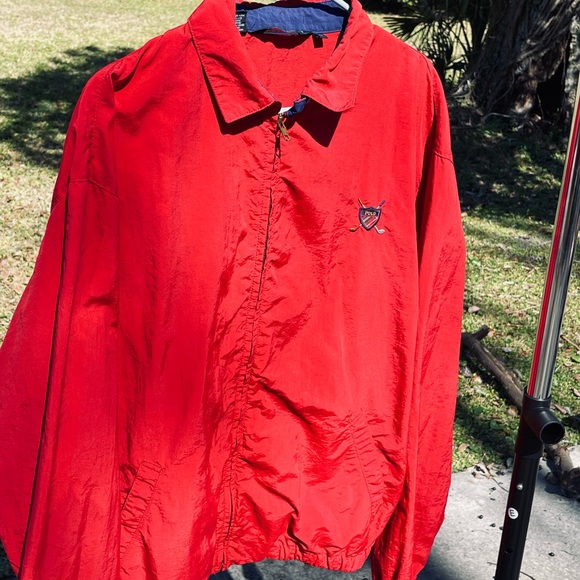 Red Polo Golf Windbreaker - Picture 1 of 3
